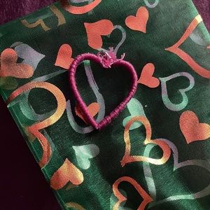 Floss wrapped pendant